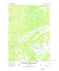 Topo map Lake Clark D-4 Alaska