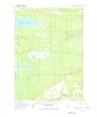 Topo map Lake Clark D-5 Alaska