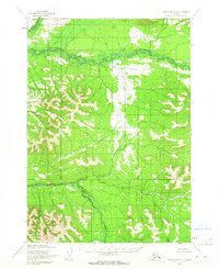 Topo map Lake Clark D-8 Alaska