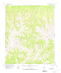 Topo map Livengood B-6 Alaska