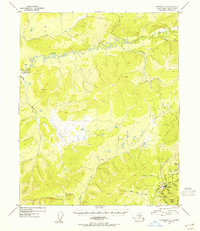 preview thumbnail of historical topo map of Yukon-Koyukuk County, AK in 1954