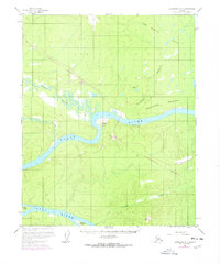 Topo map Livengood D-6 Alaska
