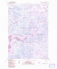 Topo map Marshall A-8 Alaska