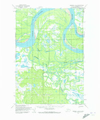 Topo map Marshall D-2 Alaska
