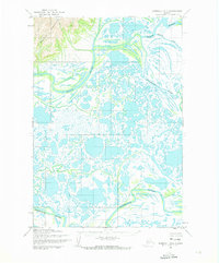 Download a high-resolution, GPS-compatible USGS topo map for Marshall D-7, AK (1974 edition)