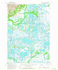 Topo map Marshall D-7 Alaska