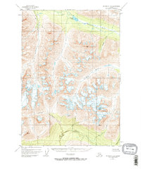 Download a high-resolution, GPS-compatible USGS topo map for McCarthy A-8, AK (1967 edition)