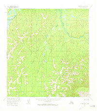Topo map McGrath B-6 Alaska