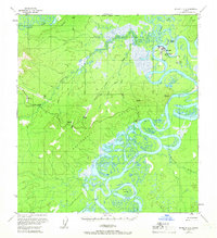 Topo map McGrath D-6 Alaska