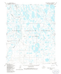 Topo map Meade River A-2 Alaska