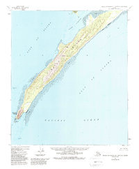 Topo map Middleton Island D-1 and D-2 Alaska