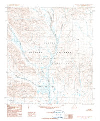 preview thumbnail of historical topo map of North Slope County, AK in 1990