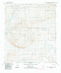 preview thumbnail of historical topo map of North Slope County, AK in 1984