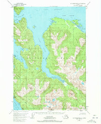 Topo map Mount Fairweather A-1 Alaska