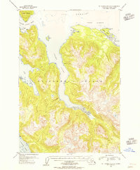 Topo map Mount Fairweather A-1 Alaska