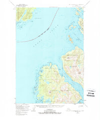 Topo map Mount Fairweather A-2 Alaska