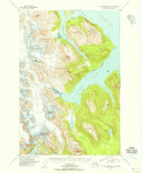 Topo map Mount Fairweather C-2 Alaska