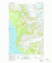 Topo map Mount Fairweather D-6 Alaska