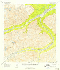 preview thumbnail of historical topo map of Alaska, United States in 1954