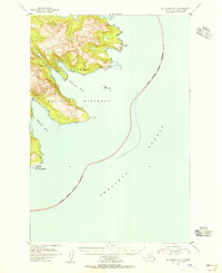 Download a high-resolution, GPS-compatible USGS topo map for Mount Katmai A-1, AK (1956 edition)