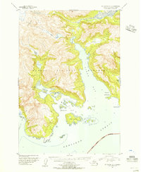 Topo map Mount Katmai A-2 Alaska