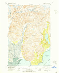 Download a high-resolution, GPS-compatible USGS topo map for Mount Katmai A-3, AK (1956 edition)