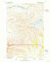 Topo map Mount Katmai A-5 Alaska