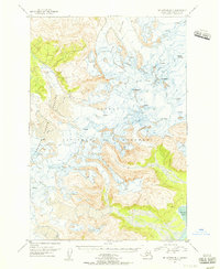 Topo map Mount Katmai B-2 Alaska