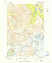 Topo map Mount Katmai B-3 Alaska