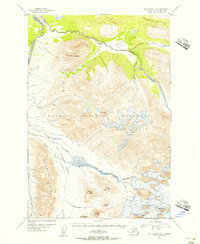 Topo map Mount Katmai B-4 Alaska