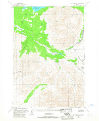 Topo map Mount Katmai B-5 Alaska
