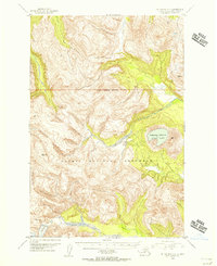 Topo map Mount Katmai C-1 Alaska