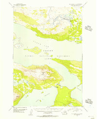 Download a high-resolution, GPS-compatible USGS topo map for Mount Katmai C-6, AK (1956 edition)