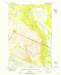 Topo map Mount Katmai D-6 Alaska