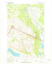 Topo map Mount Katmai D-6 Alaska