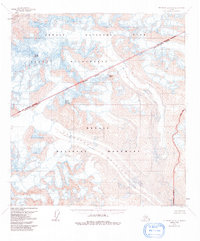 Topo map Mount McKinley A-1 Alaska