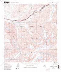 Topo map Mount McKinley B-1 Alaska