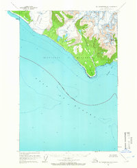 Topo map Mt Fairweather B-4 Alaska