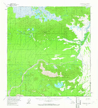 Topo map Nabesna B-1 Alaska