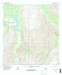 Topo map Nabesna B-5 Alaska