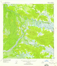 1955 Map of Alcan Border, AK, 1958 Print