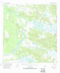 Topo map Nabesna C-1 Alaska