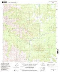 Topo map Nabesna D-4 Alaska
