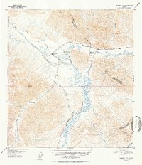 Download a high-resolution, GPS-compatible USGS topo map for Nabesna D-6, AK (1952 edition)
