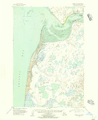 Download a high-resolution, GPS-compatible USGS topo map for Naknek A-5, AK (1956 edition)