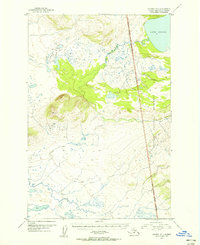 Topo map Naknek B-1 Alaska