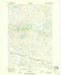 Download a high-resolution, GPS-compatible USGS topo map for Naknek B-3, AK (1958 edition)
