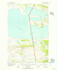 Download a high-resolution, GPS-compatible USGS topo map for Naknek C-1, AK (1956 edition)