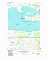 Download a high-resolution, GPS-compatible USGS topo map for Naknek C-1, AK (1984 edition)