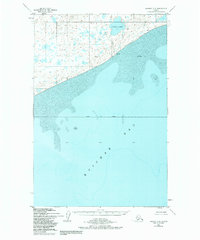 Download a high-resolution, GPS-compatible USGS topo map for Naknek C-6, AK (1984 edition)